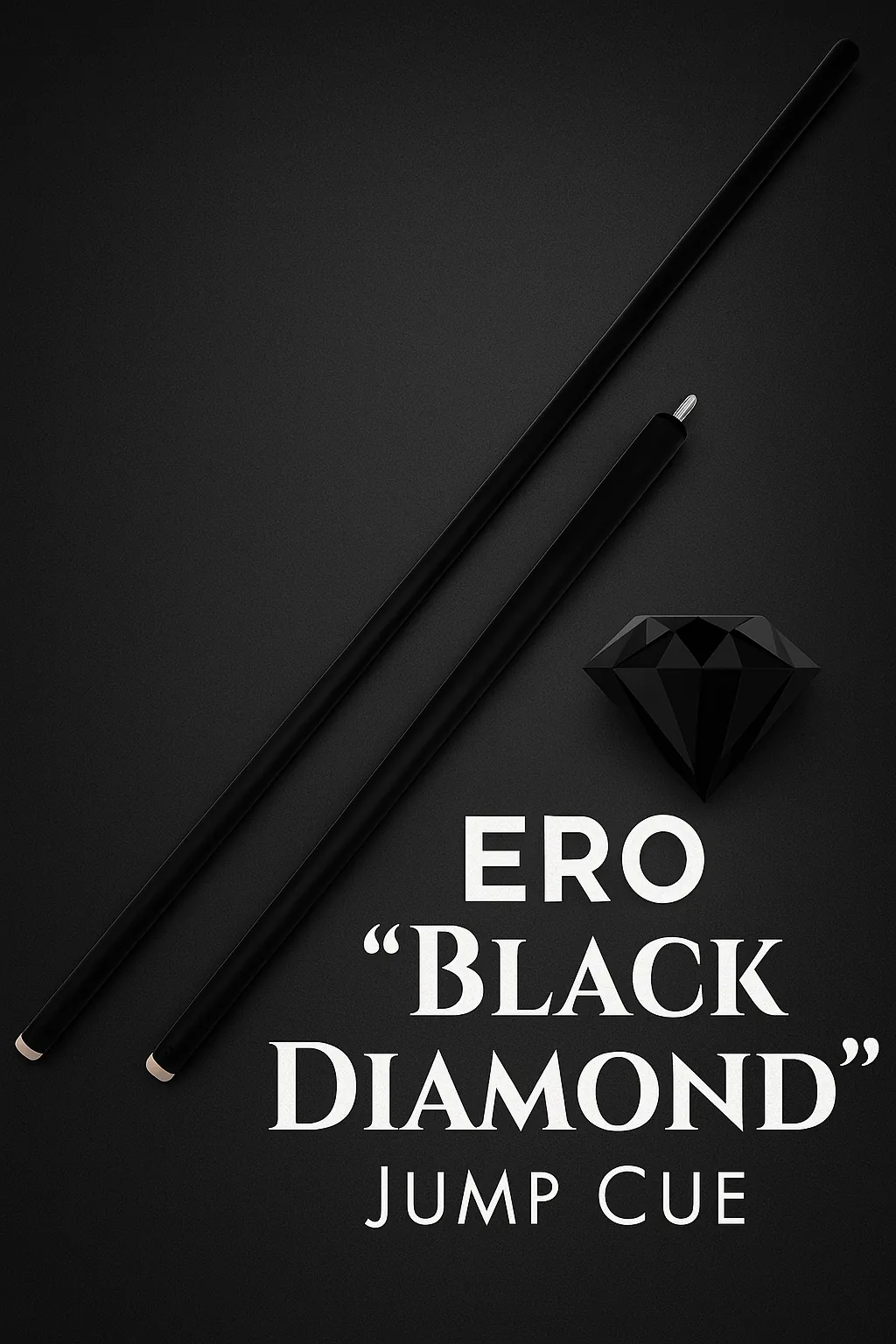 black diamond jump cue by ero gamegear